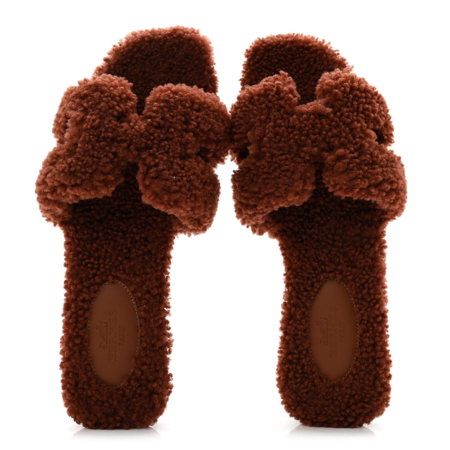 Woolskin Oran Sandals 37 Cognac