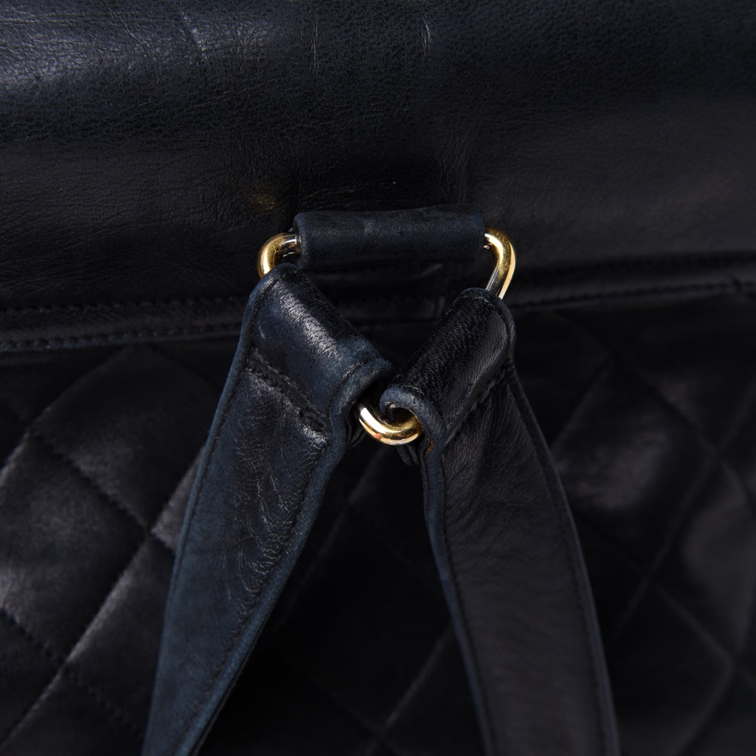 Chanel Lambskin Quilted CC Backpack Black 8 of 12