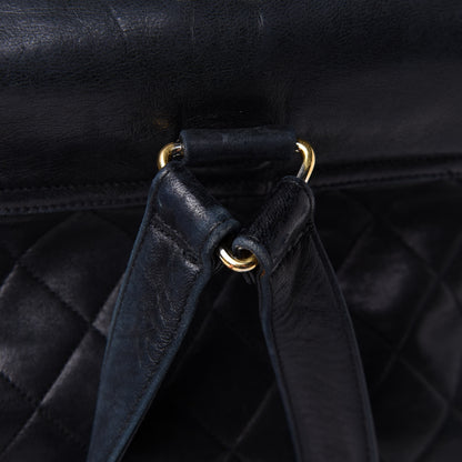 Chanel Lambskin Quilted CC Backpack Black 8 of 12