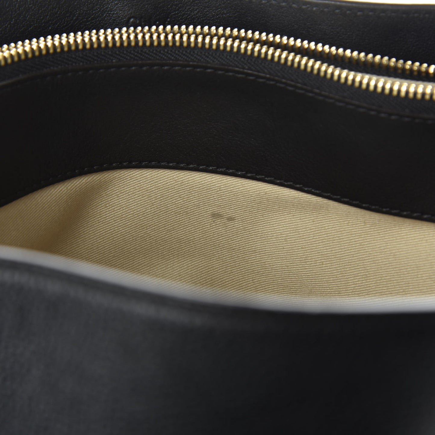Calfskin Medium Faye Day Shoulder Bag Black