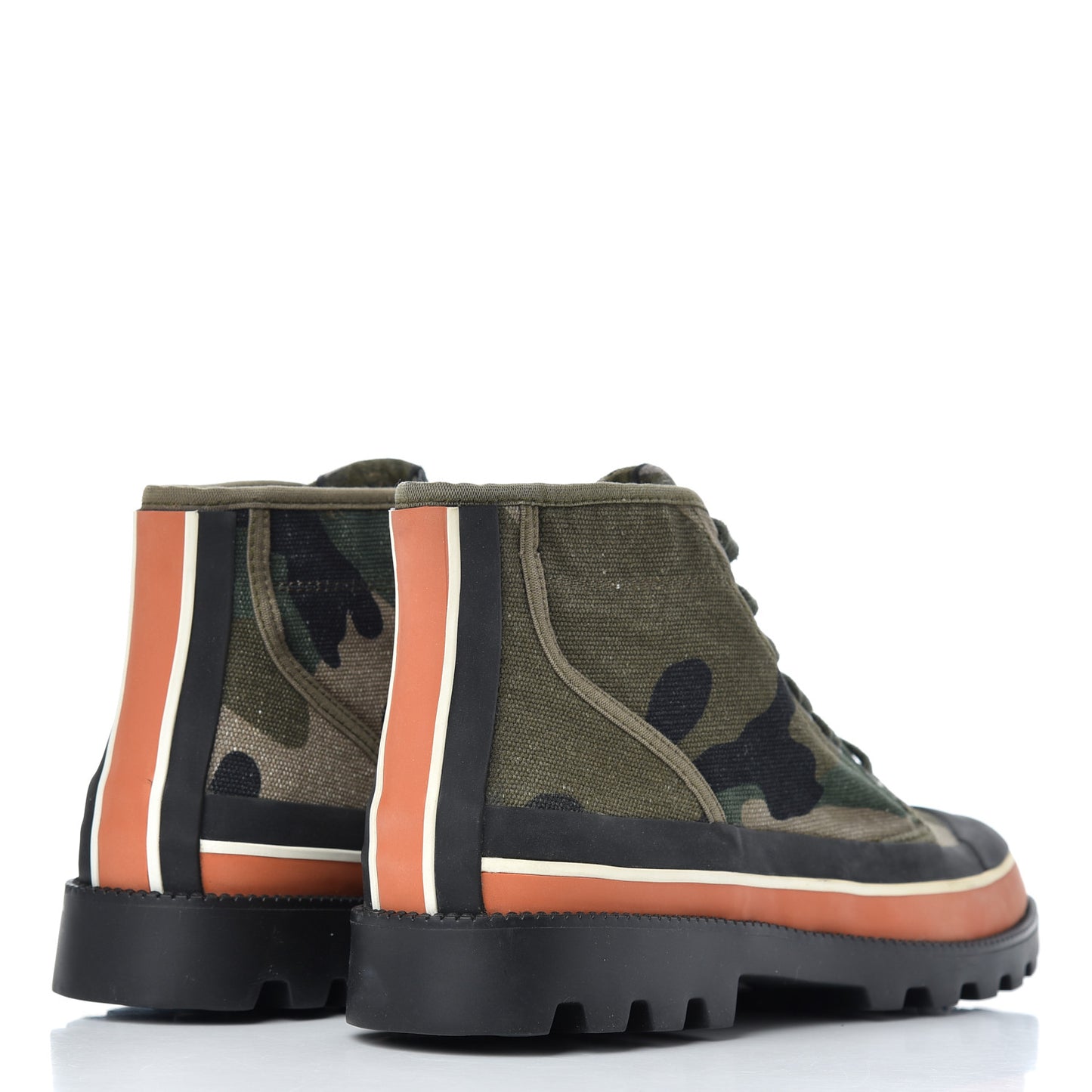 Canvas Camouflage Sneaker Boots 40 Army Green