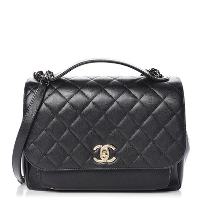 Chanel Caviar Quilted Large Business Affinity Flap Black 1 of 17