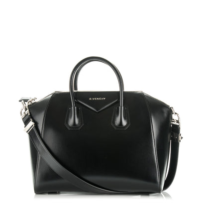 Givenchy Shiny Lord Calfskin Medium Antigona Black 1 of 7