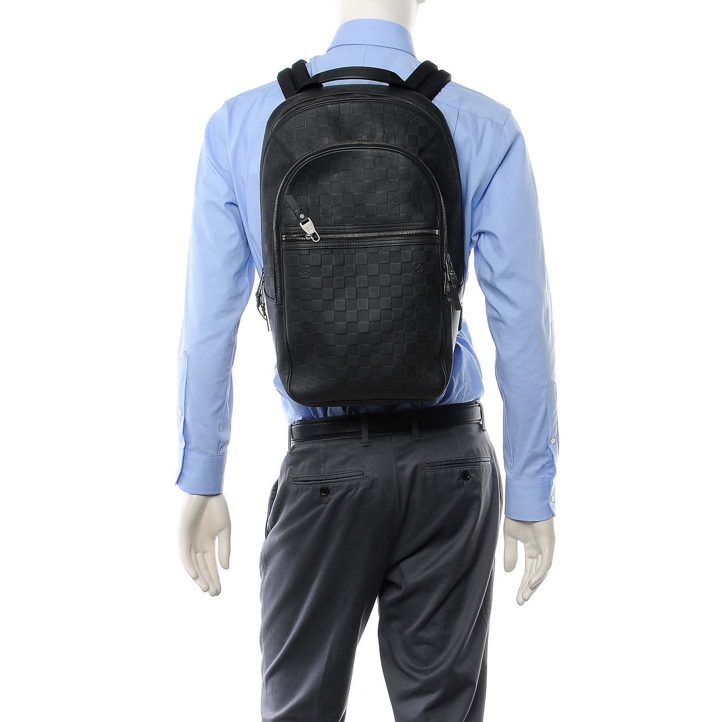 Damier Infini Michael Backpack Black