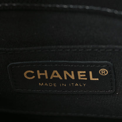 Chanel Shiny Caviar Quilted Small Duma Pockets Drawstring Backpack Black 6 of 10