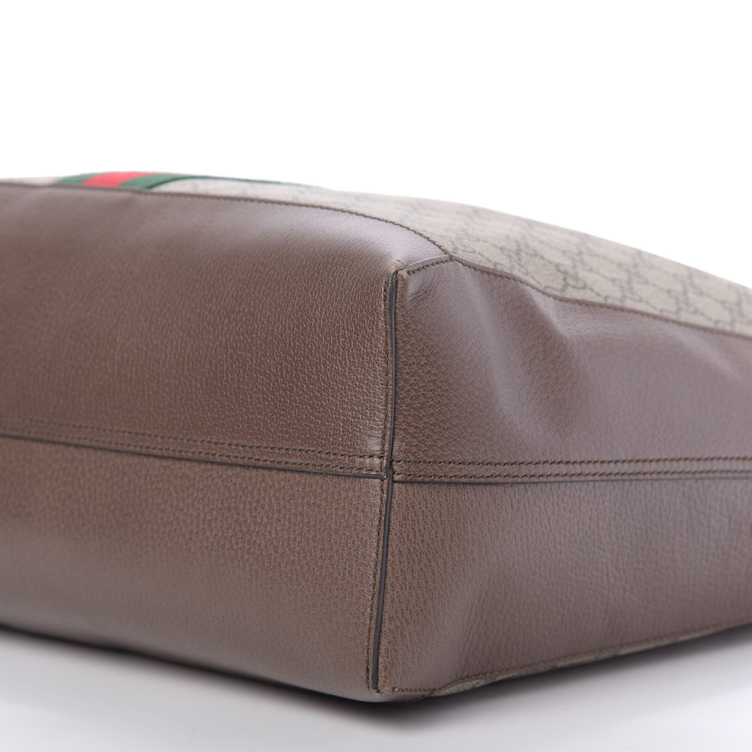 Gucci GG Supreme Monogram Web Ophidia Tote Brown 7 of 10