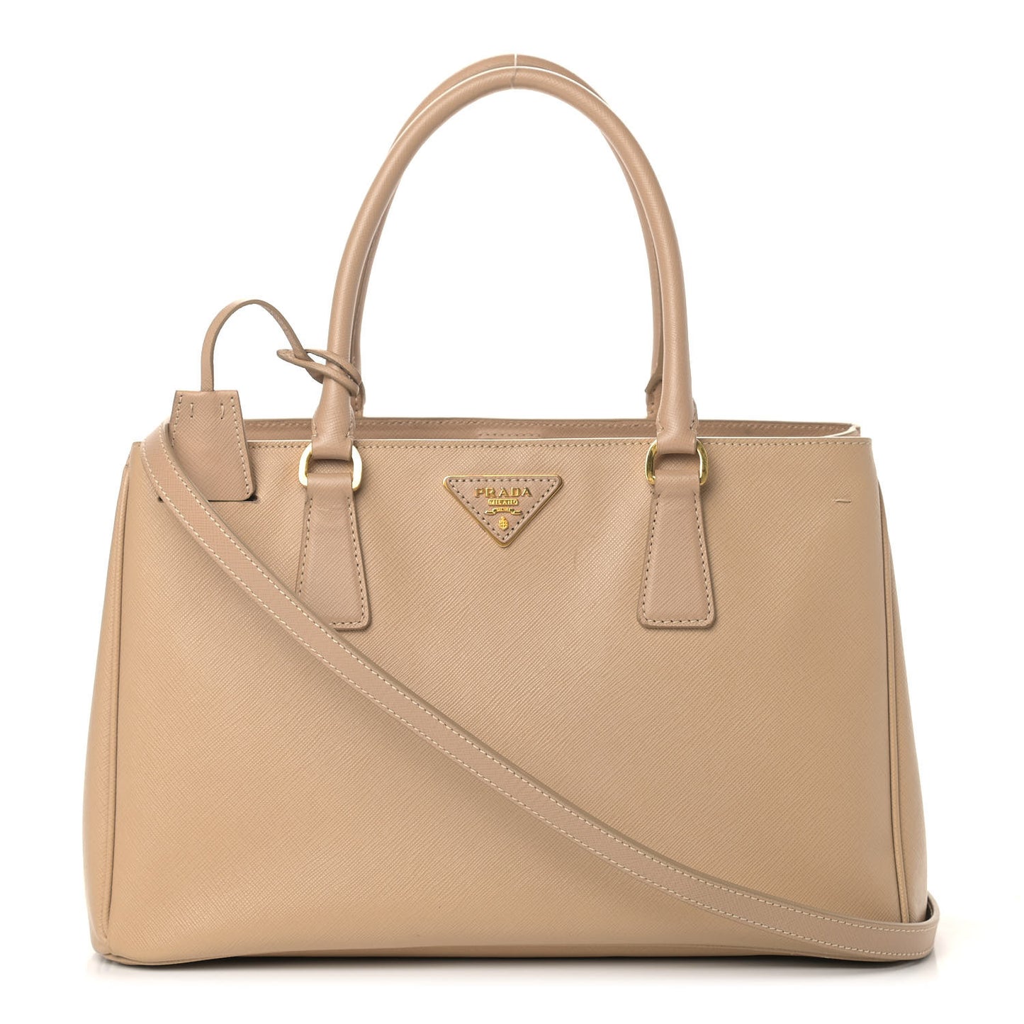 Saffiano Lux Small Tote Sabbia