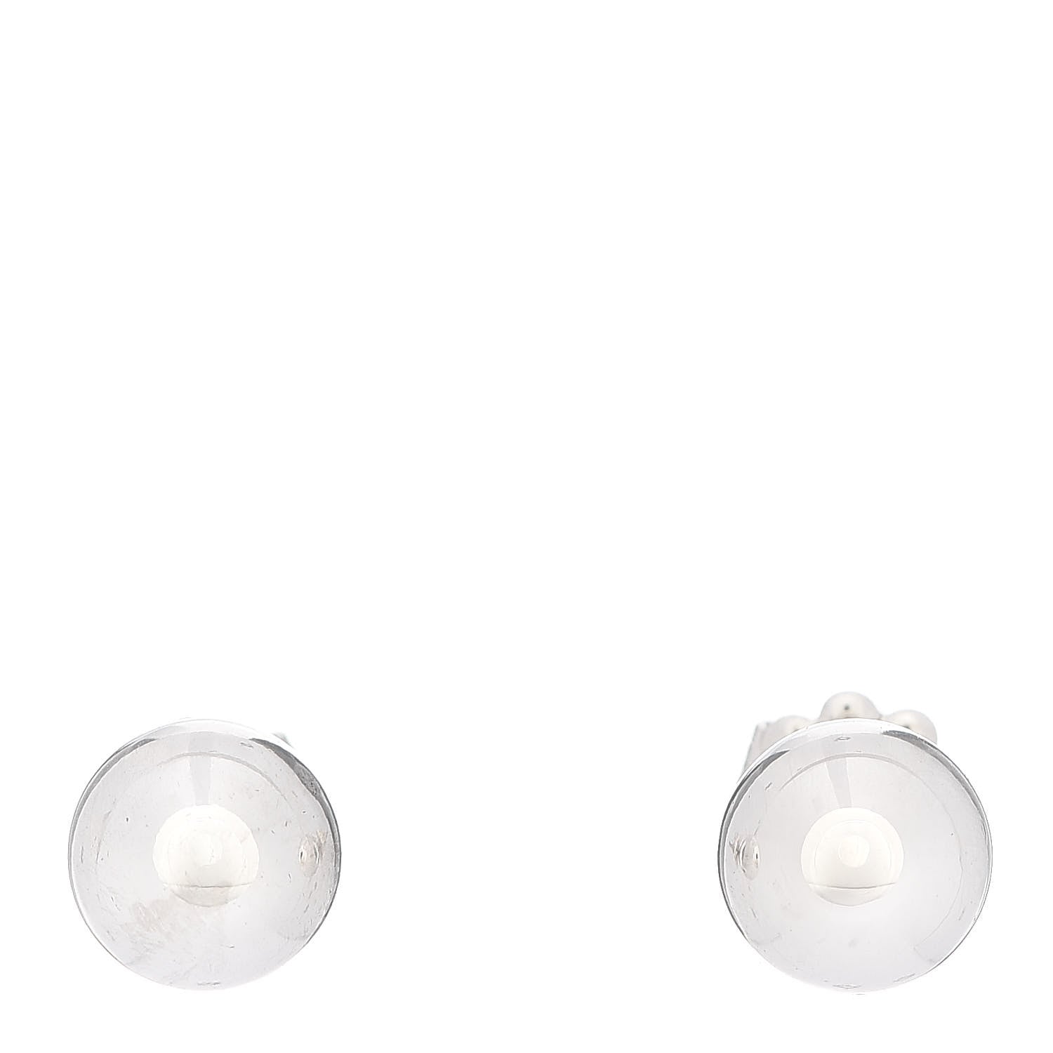 Tiffany Sterling Silver 8mm HardWear Ball Earrings 1 of 4