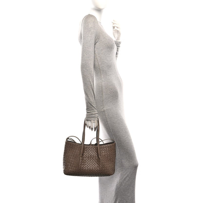 Bottega Veneta Calfskin Intrecciato Medium Pinacoteca Reversible Tote Pinecone Fondant 2 of 10