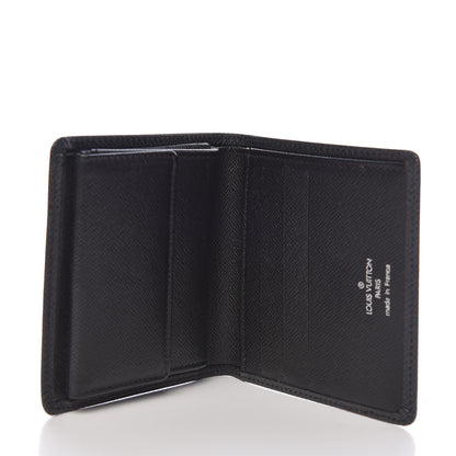 Louis Vuitton Taiga Porte Billets 3 Cartes Billfold Wallet Coin Case Ardoise 5 of 9