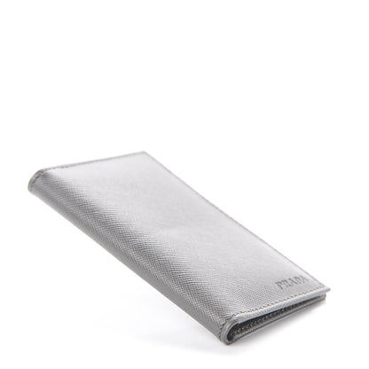 Prada Saffiano Bi-Fold Card Holder Marmo 3 of 5