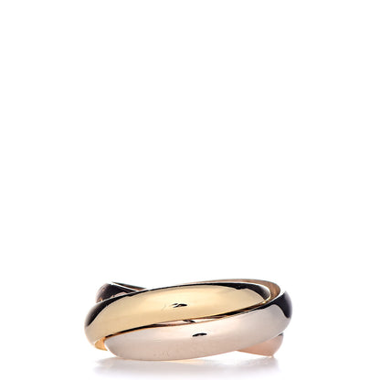 Cartier 18K Pink Yellow White Gold Classic Les Must De Trinity Ring 49 4.75 3 of 5