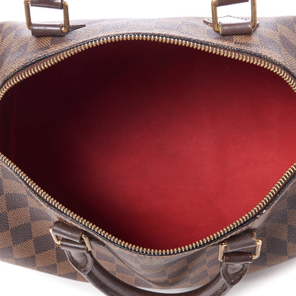 Louis Vuitton Damier Ebene Speedy 30 4 of 10