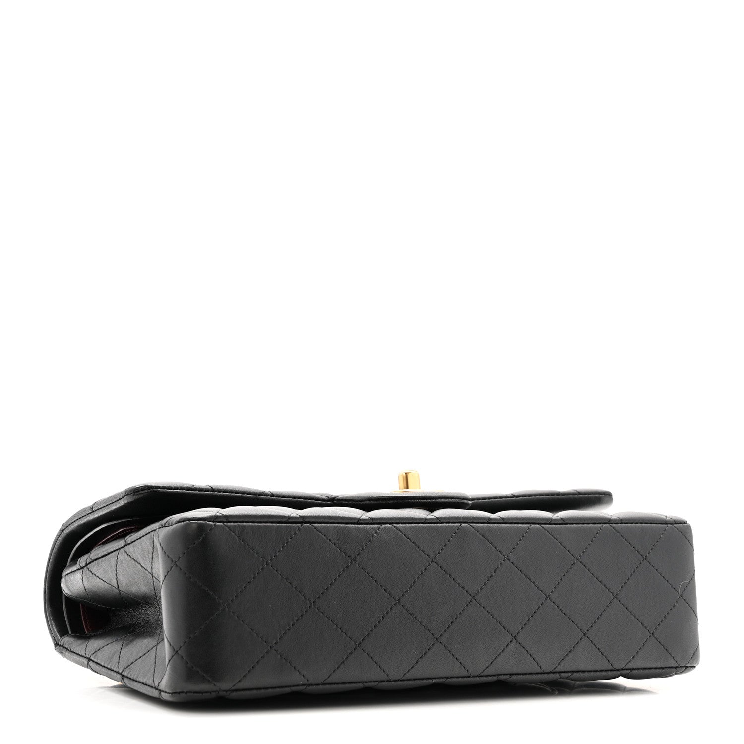Chanel Lambskin Quilted Medium Double Flap Black 4 of 13