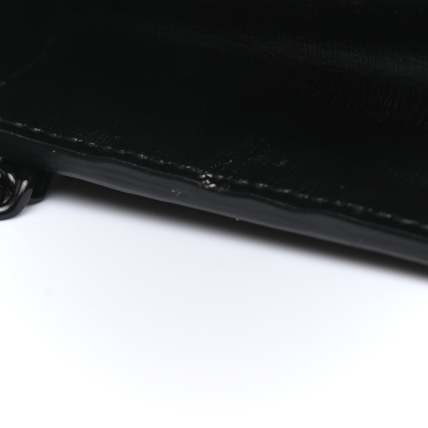 Calfskin Monogram Sunset Chain Wallet Black