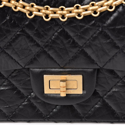 Chanel Aged Calfskin Quilted 2.55 Reissue Mini Flap Black 10 of 11