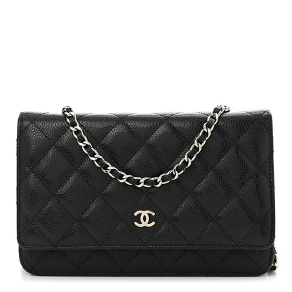 Chanel Caviar Quilted Wallet on Chain WOC Black 1 of 11
