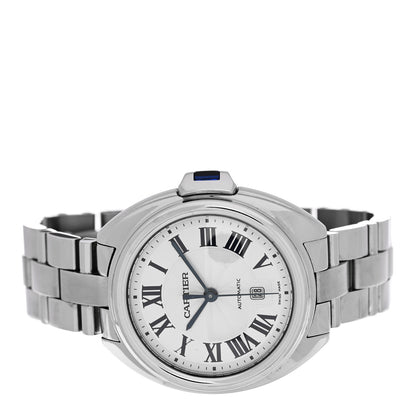 Cartier Stainless Steel 31mm Cle De Cartier Automatic Watch 2 of 5