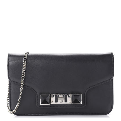 Proenza Schouler Smooth Calfskin PS11 Chain Wallet Black 1 of 11