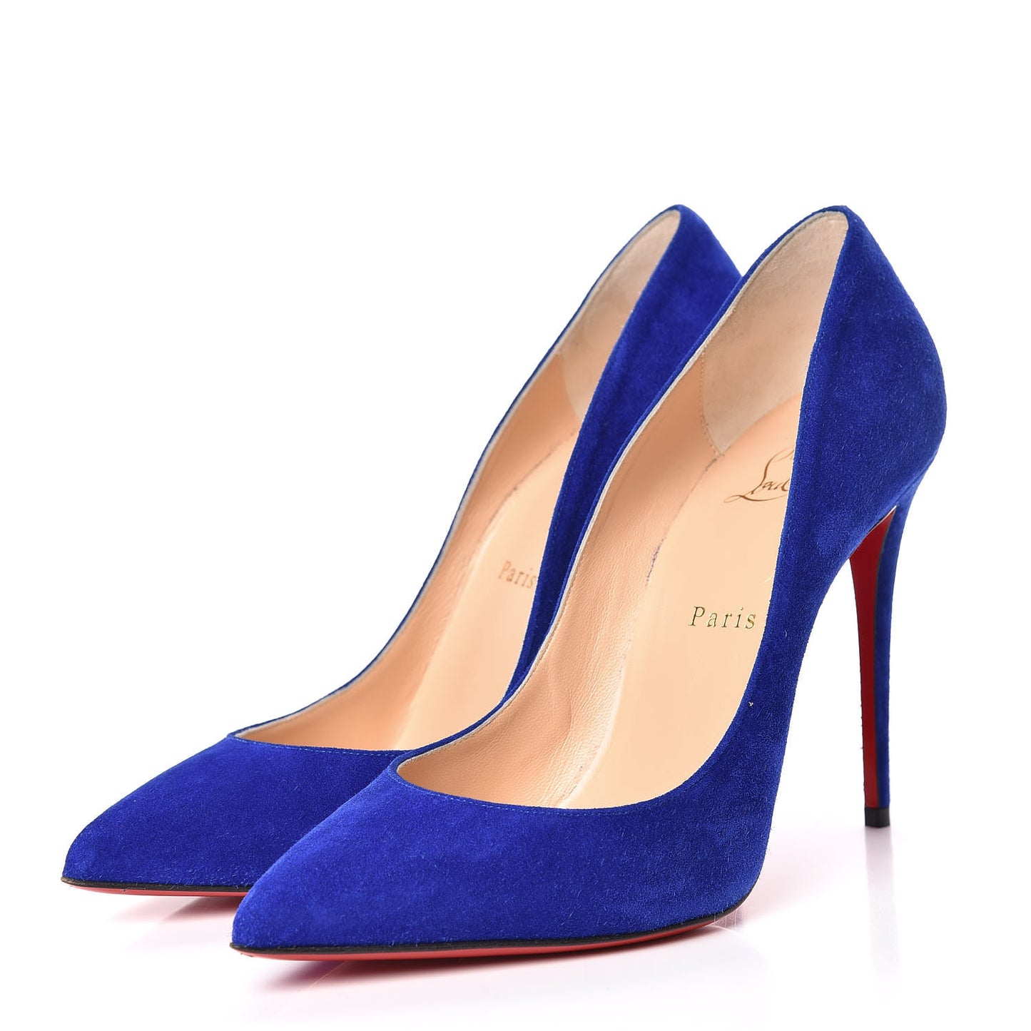 Veau Velours Pigalle Follies 100 Pumps 39.5 Azulejo