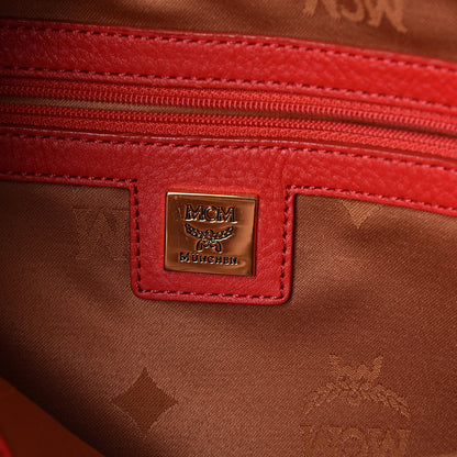 MCM Visetos Studded Medium Stark London Olympic Backpack Corail 6 of 13