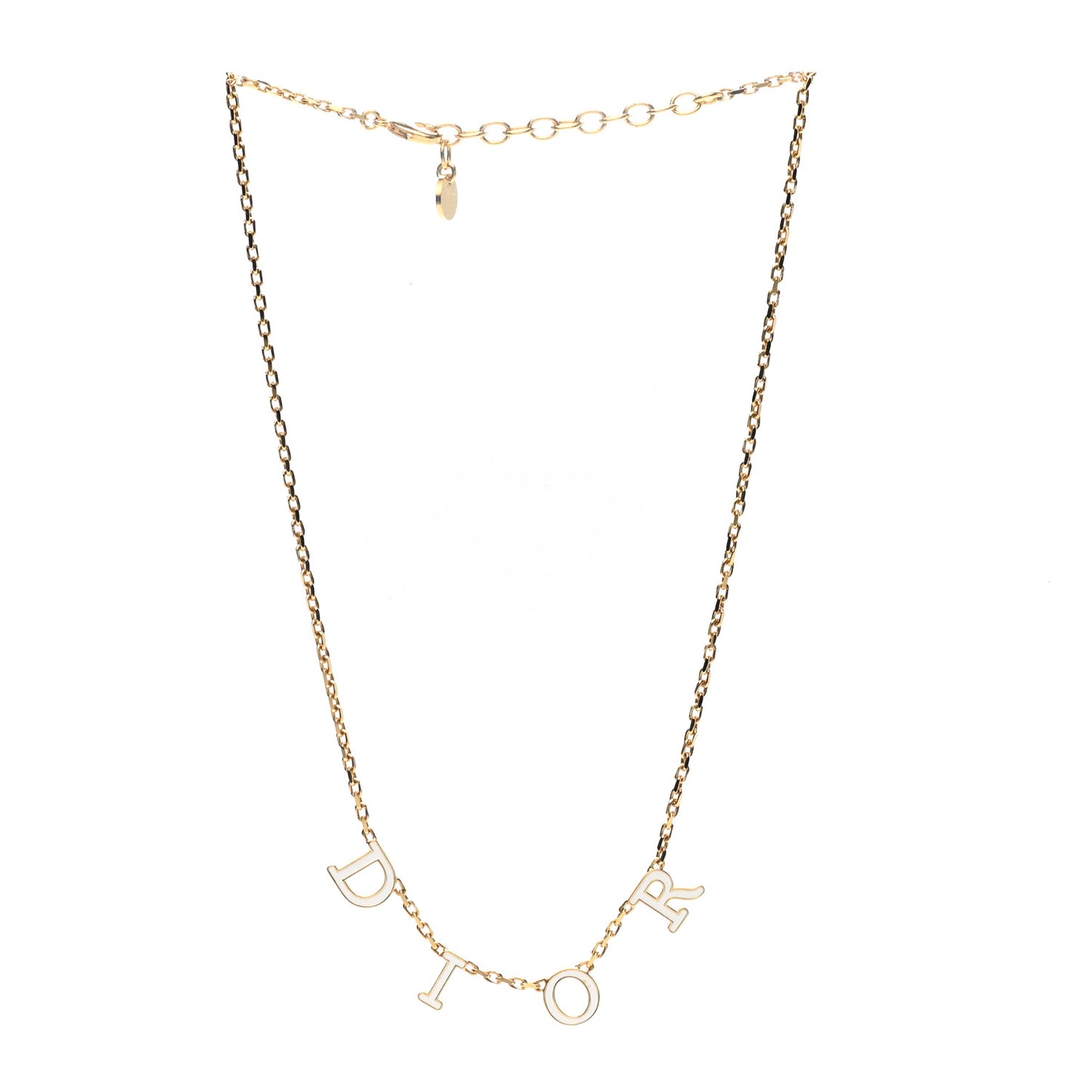 Metal Lacquer Dio(r)evolution Necklace Gold