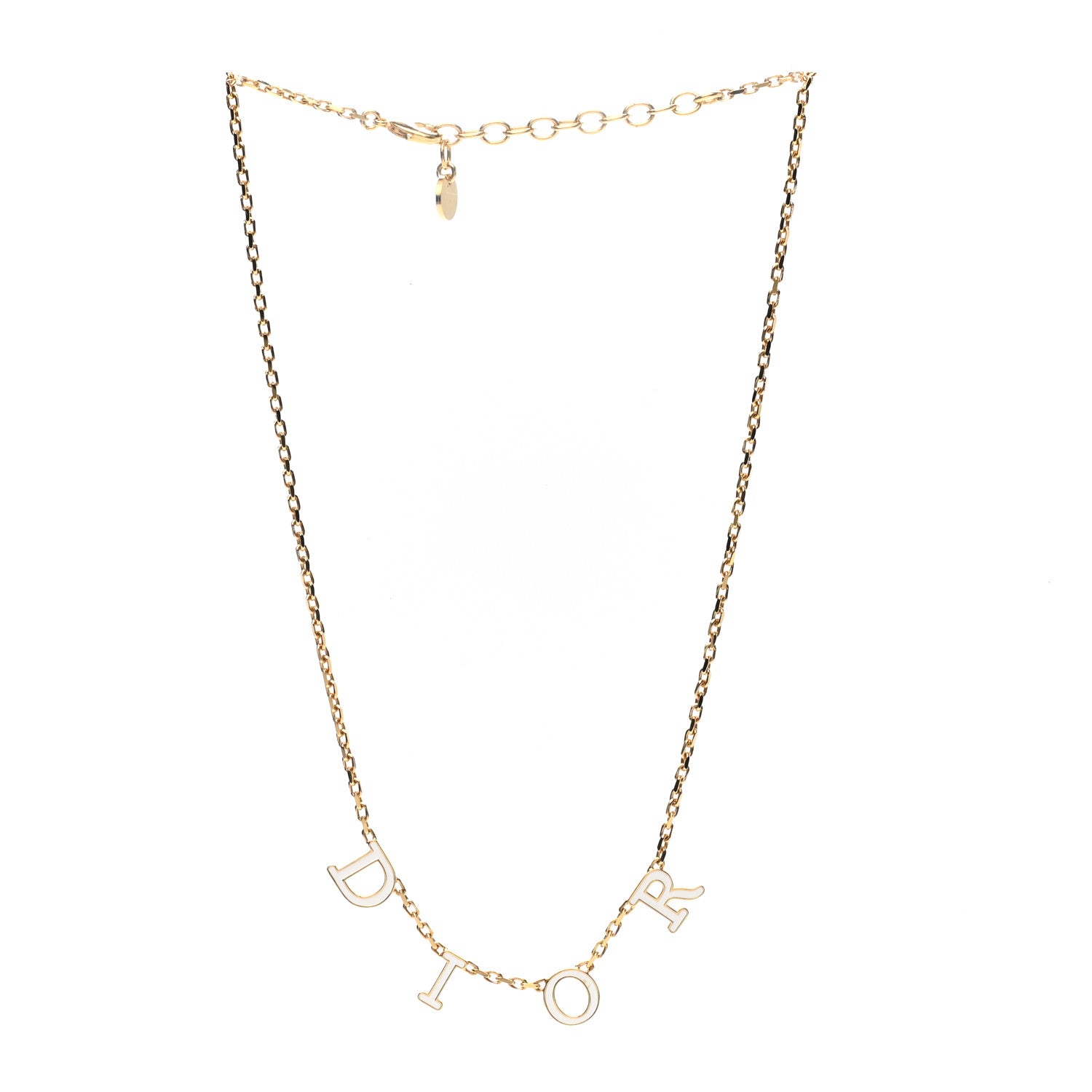 Christian Dior Metal Lacquer Dio(r)evolution Necklace Gold 3 of 6