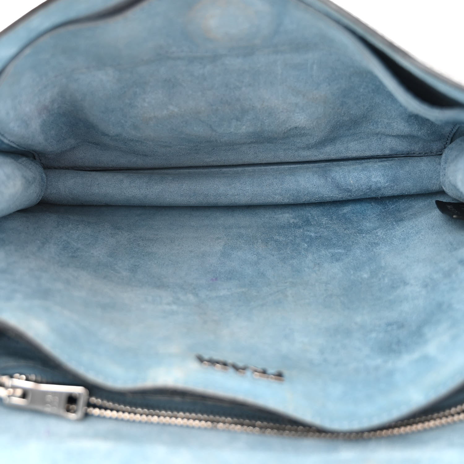 Prada Glace Calf Large Soft Cahier Bag Black Astrale 6 of 12