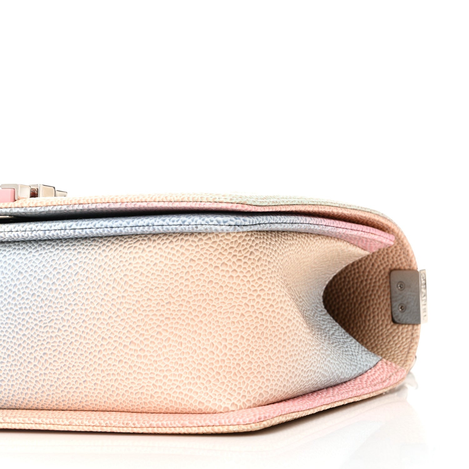 Chanel Caviar Quilted Medium Rainbow Boy Flap Pink Multicolor 10 of 10