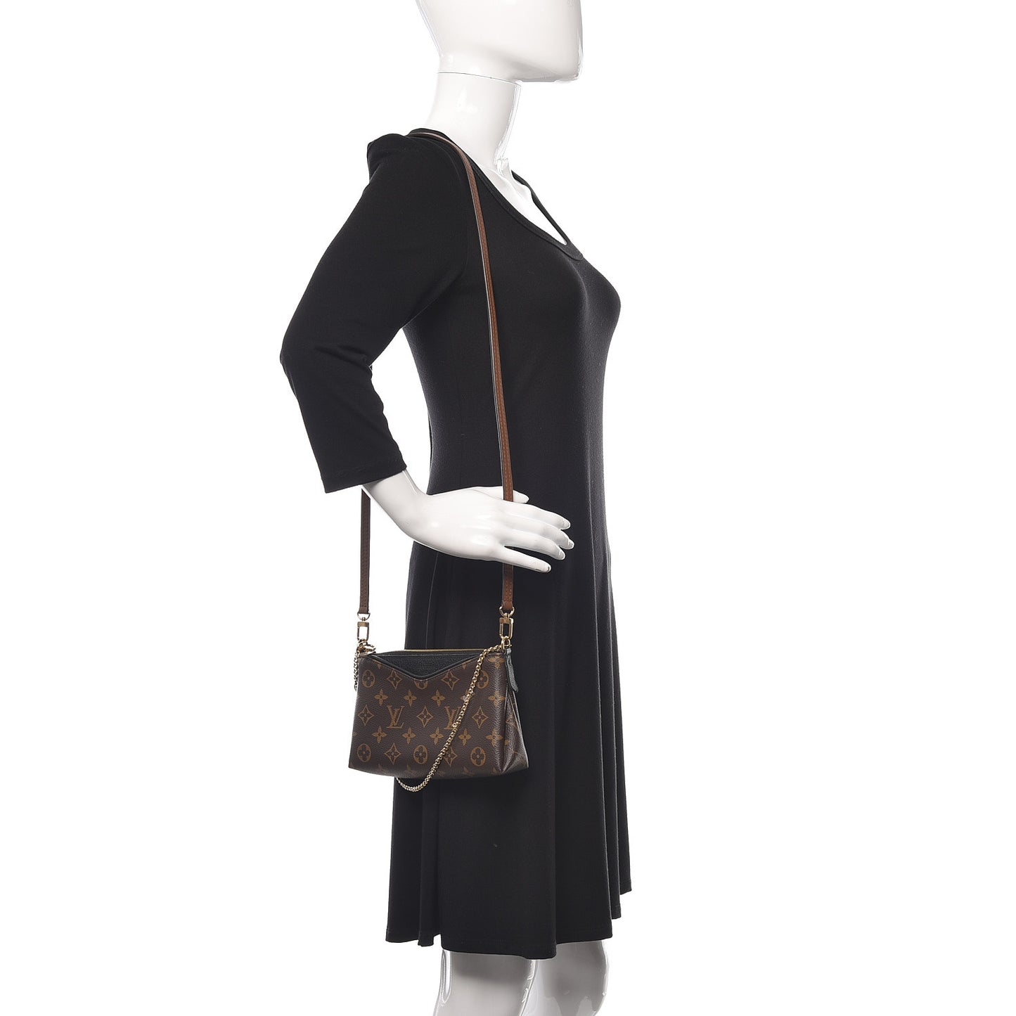 Monogram Pallas Clutch Black