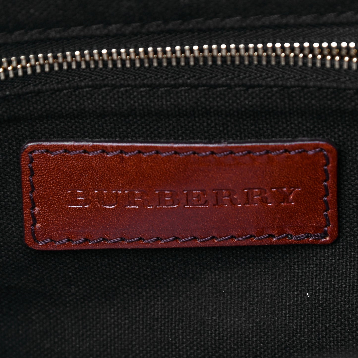 Bridle Calfskin House Check Small Orchard Bowling Bag Deep Claret