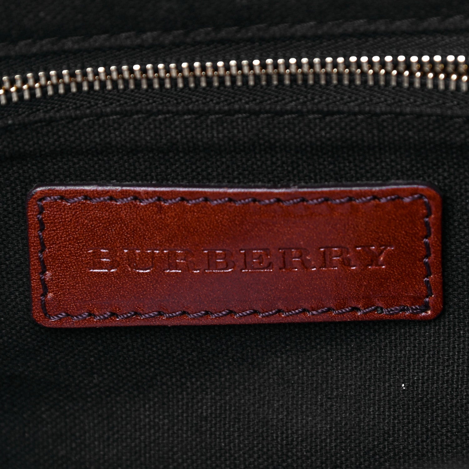 Burberry Bridle Calfskin House Check Small Orchard Bowling Bag Deep Claret 6 of 36