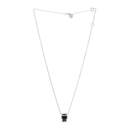 Bulgari Sterling Silver Ceramic Save The Children Pendant Necklace 3 of 7