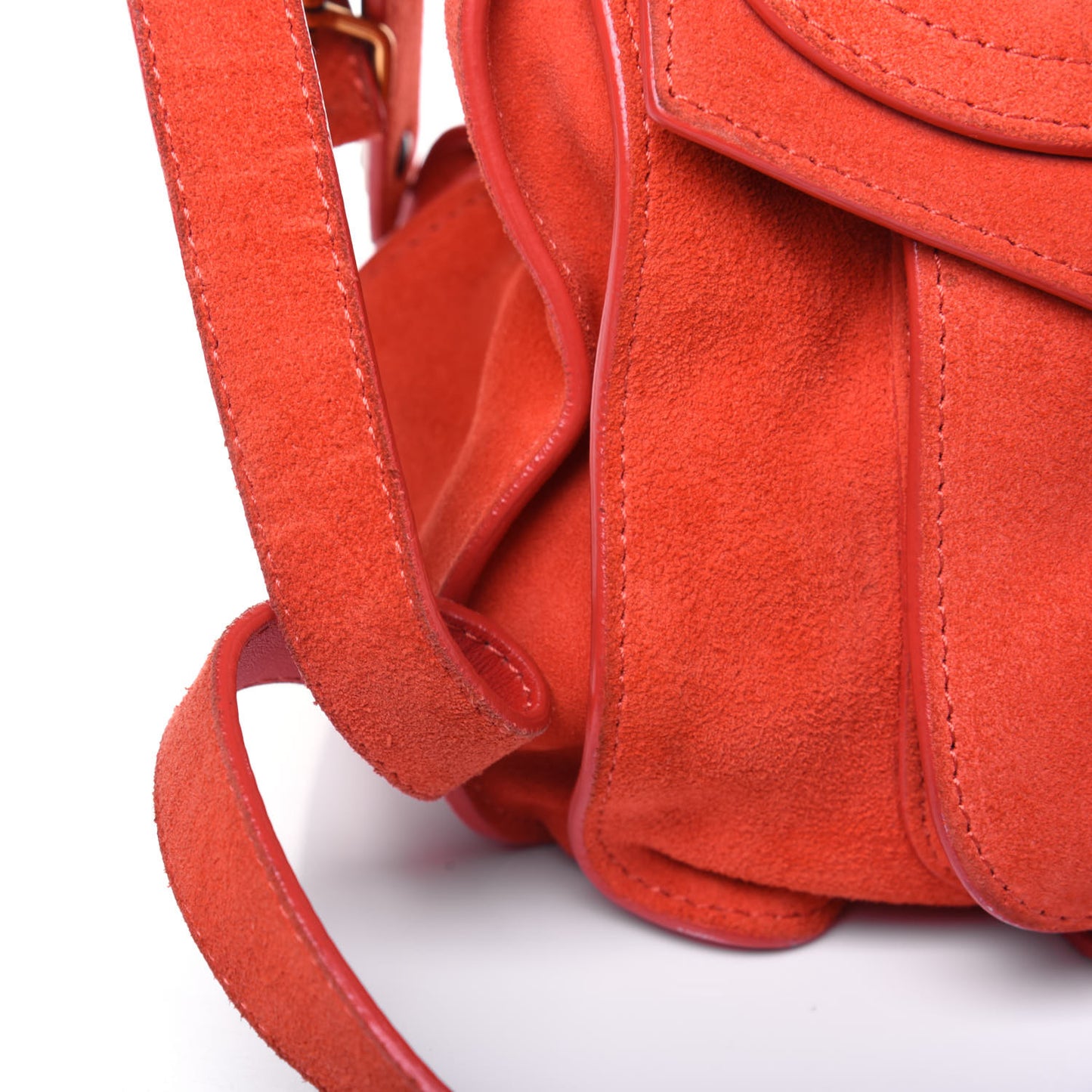 Suede Medium PS1 Satchel Poppy