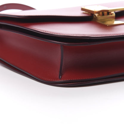 Celine Box Calfskin Medium Classic Box Flap Bag Red 9 of 11