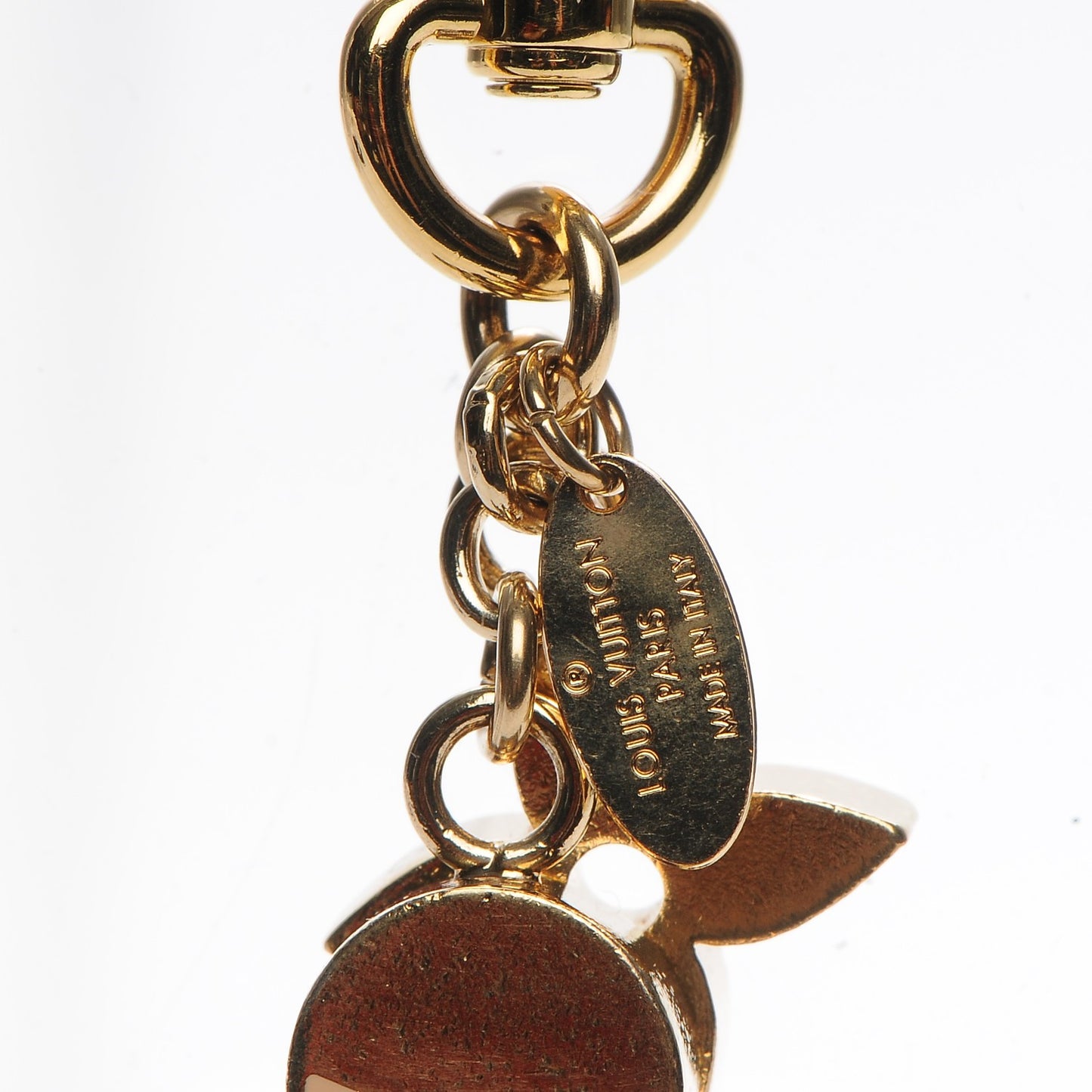 Stripes Flowers Bag Charm