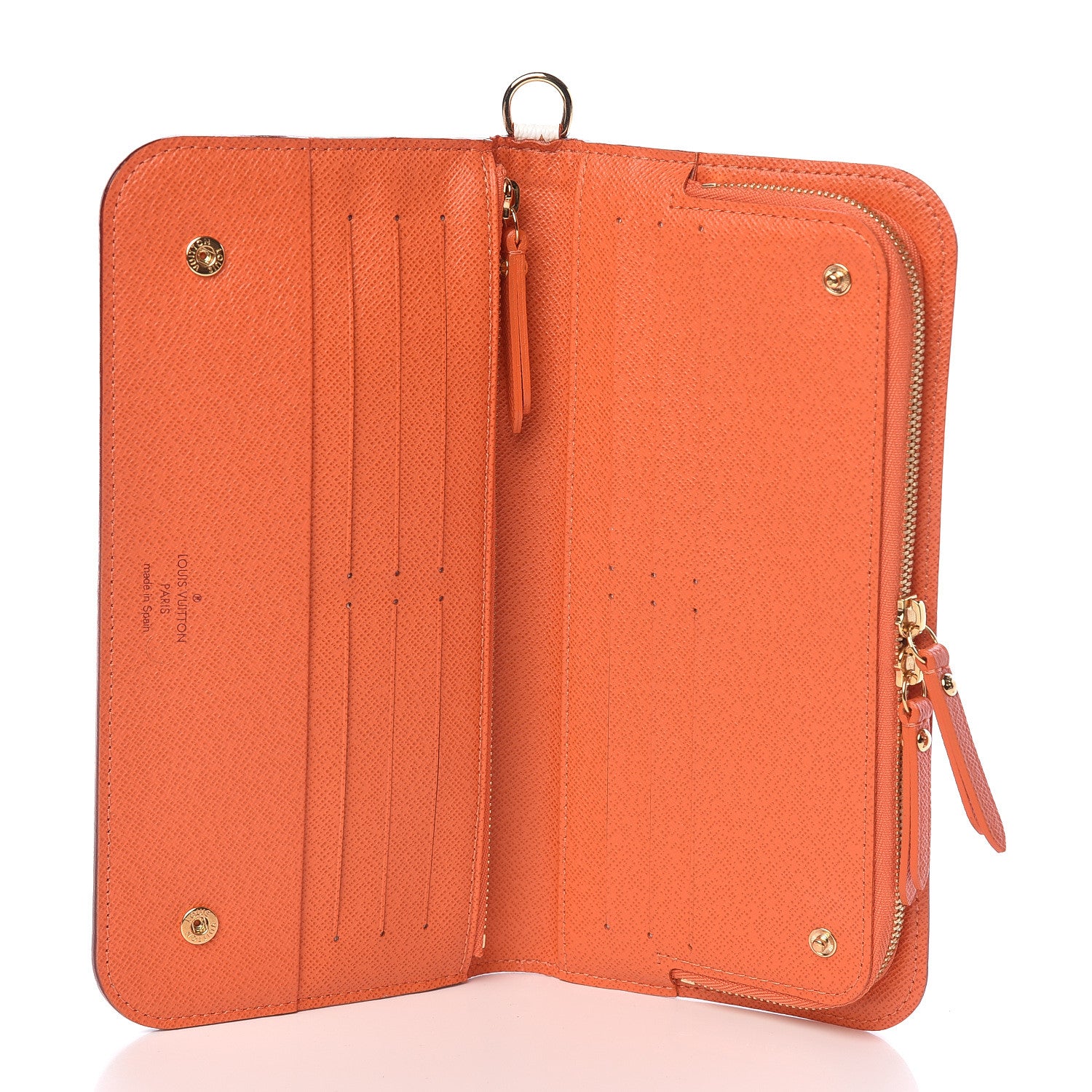 Louis Vuitton Monogram Multicolor Insolite Wallet White Orange 5 of 6
