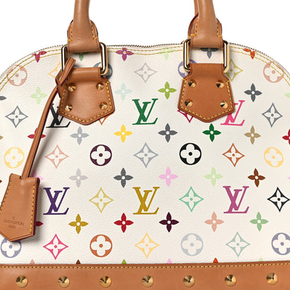 Louis Vuitton Monogram Multicolor Alma PM White 9 of 13