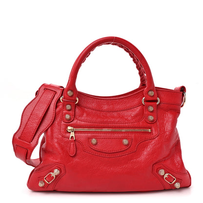 Balenciaga Agneau Giant 12 Gold Hardware Town Rouge Cardinal 1 of 10