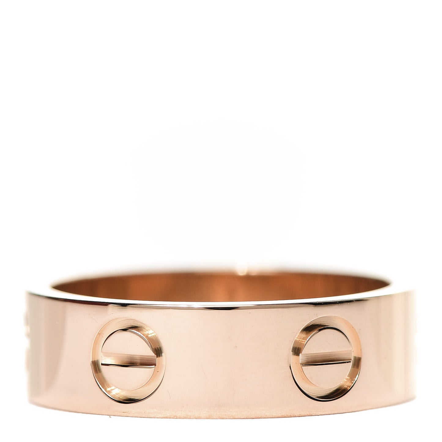 18K Pink Gold 5.5mm LOVE Ring 52 6