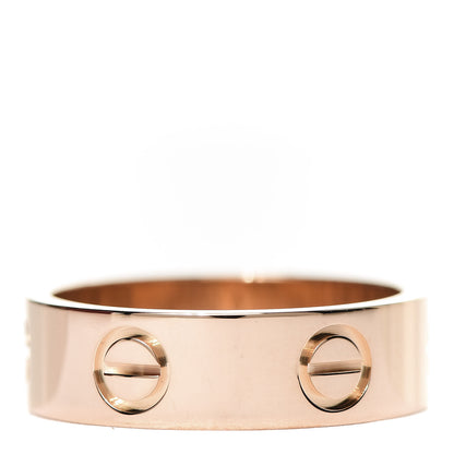 Cartier 18K Pink Gold 5.5mm LOVE Ring 52 6 3 of 4