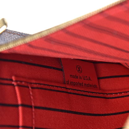 Louis Vuitton Damier Ebene Neverfull MM GM Pochette 7 of 8