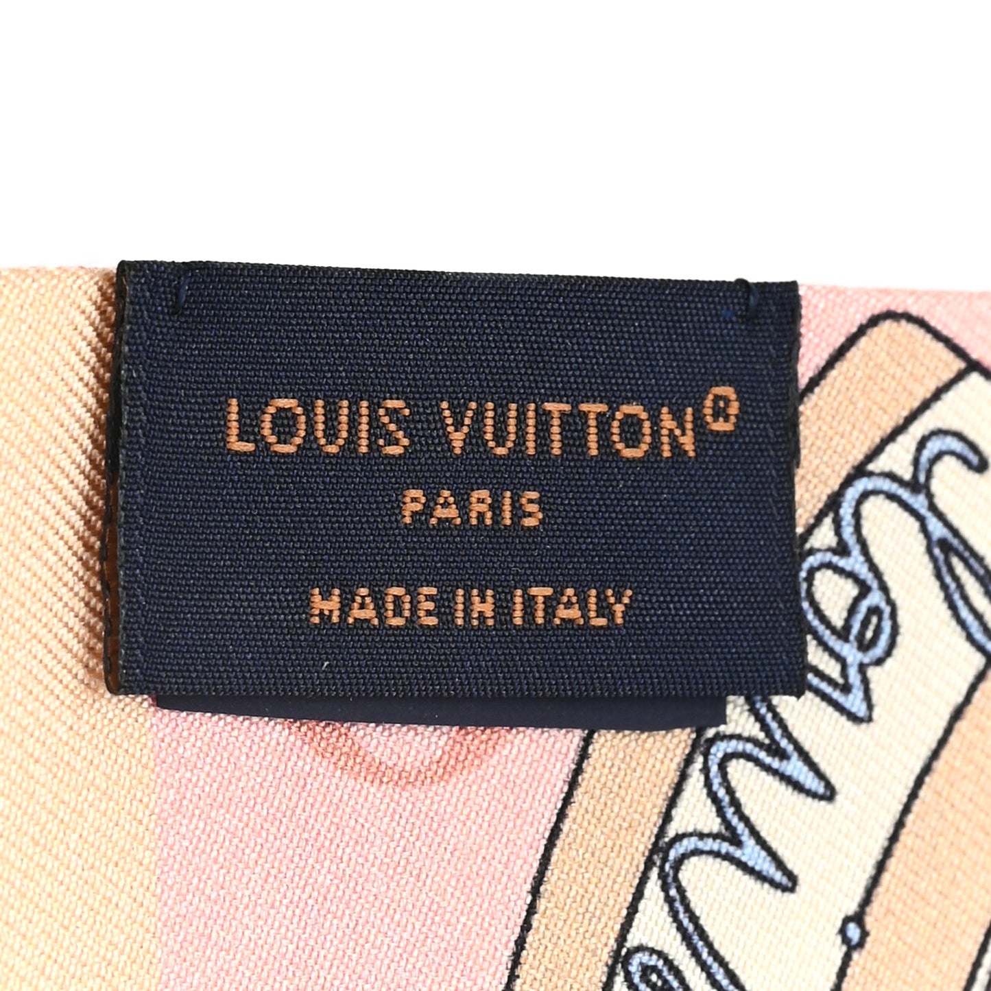 Silk Monogram LV Journey Bandeau Rose Beige