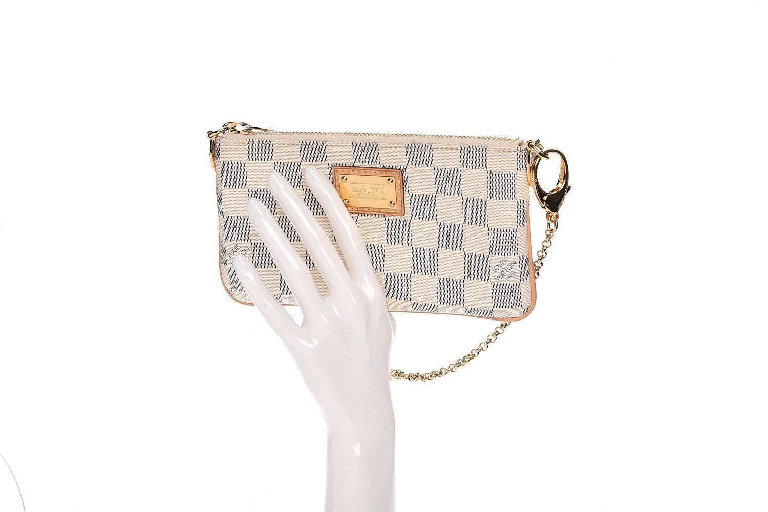 Louis Vuitton Damier Azur Pochette Milla MM 2 of 7
