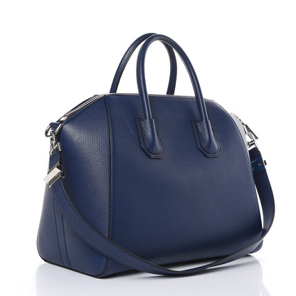 Givenchy Sugar Goatskin Medium Antigona Deep Blue 3 of 12