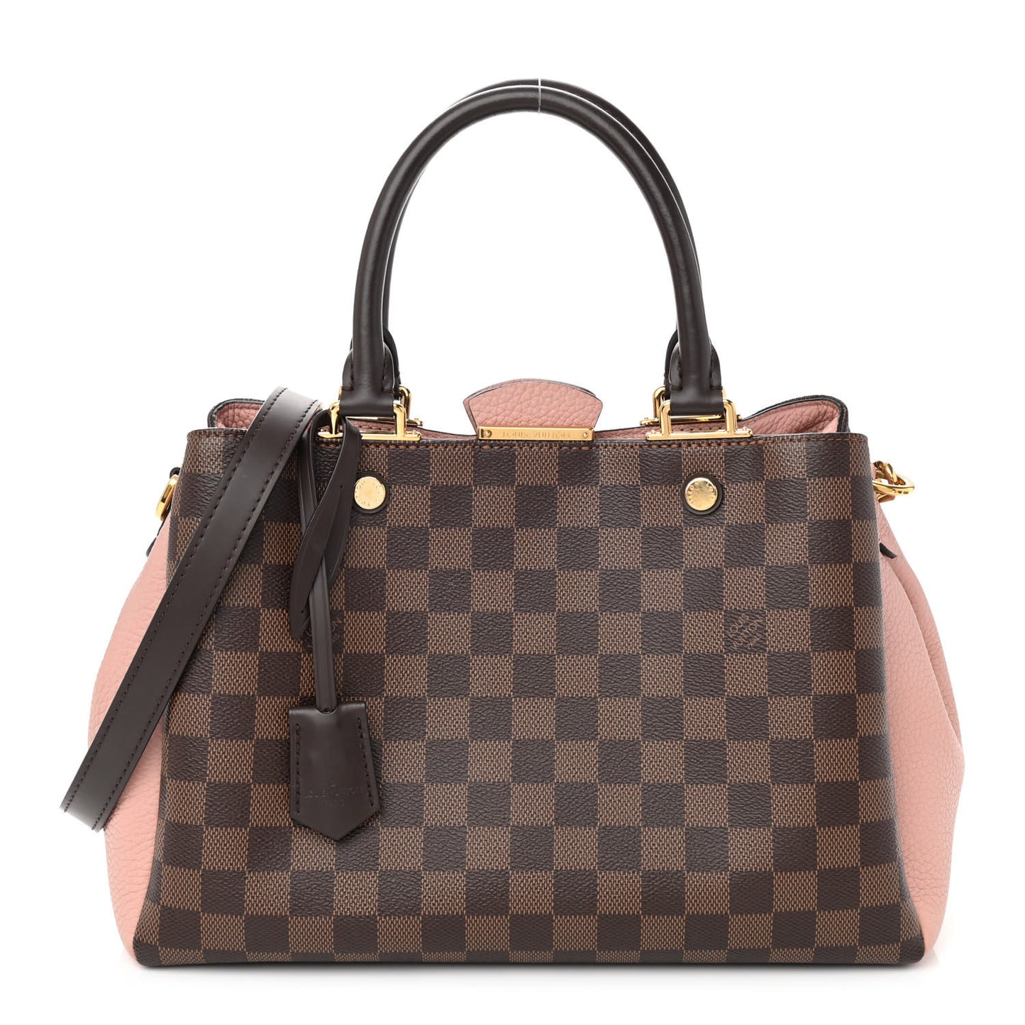Damier Ebene Cuir Taurillon Brittany Magnolia