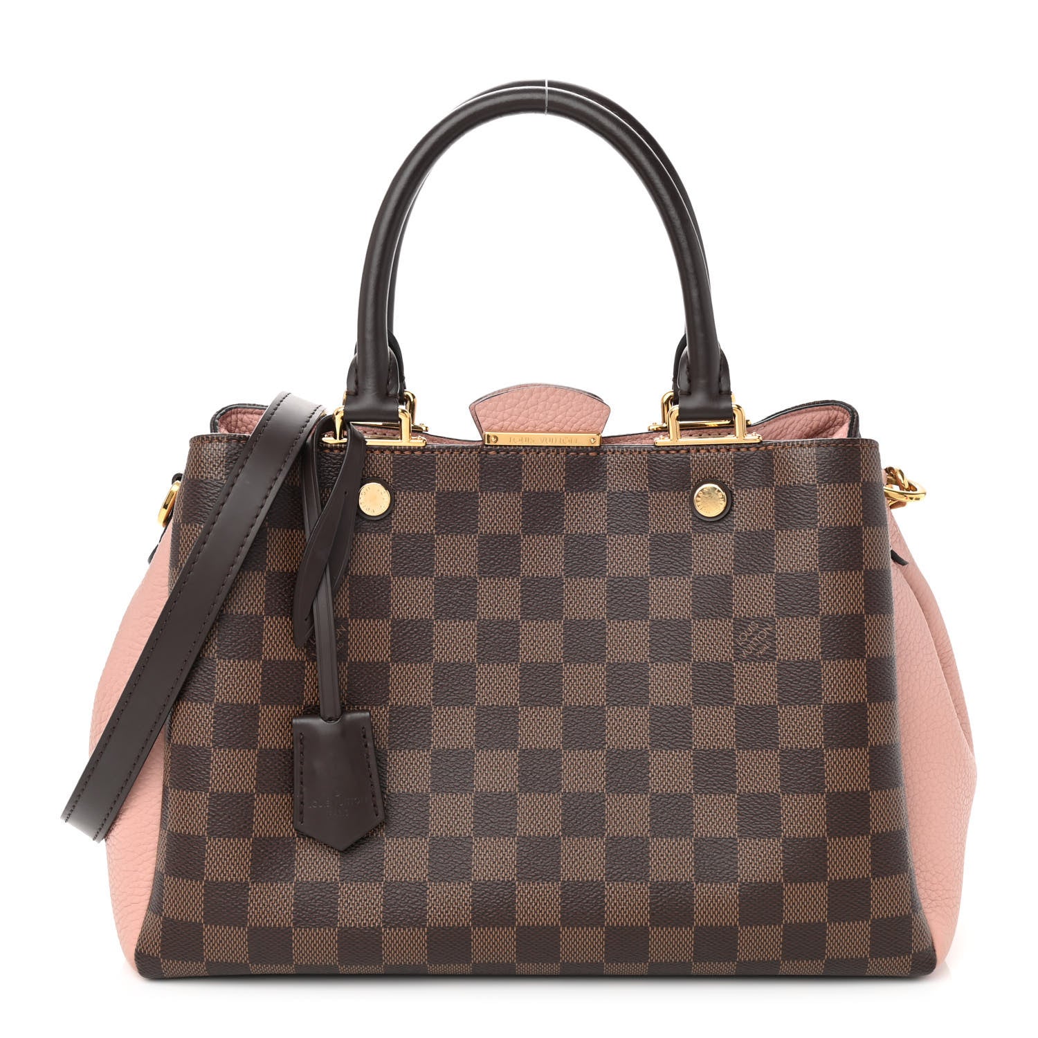 Louis Vuitton Damier Ebene Cuir Taurillon Brittany Magnolia 1 of 8