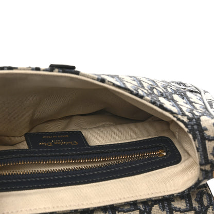Christian Dior Oblique Saddle Bag Blue 5 of 10