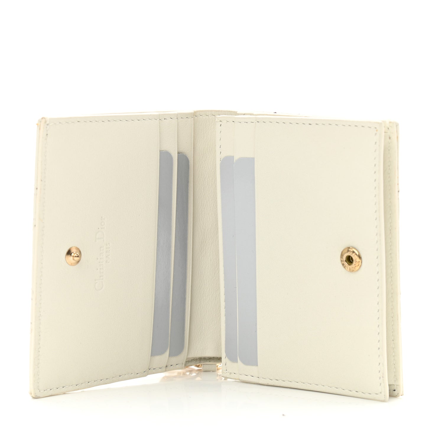 Lambskin Cannage DiorAmour Chinese Valentines Card Holder Multicolor
