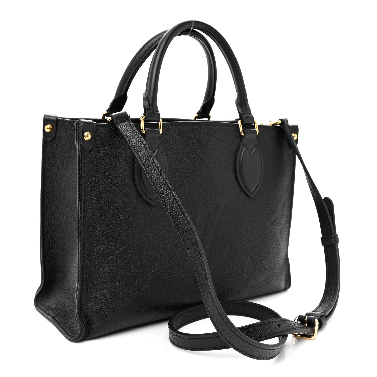 Louis Vuitton Empreinte Monogram Giant Onthego PM Black 3 of 10